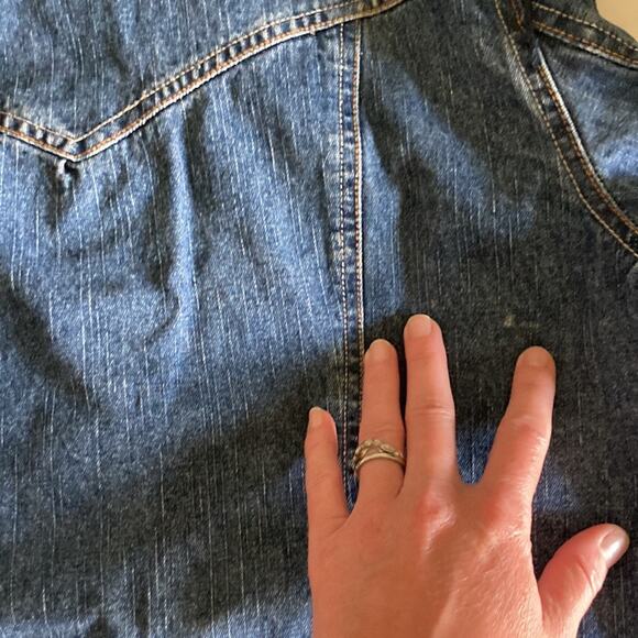 Bill Blass Jeans Denim Jacket, Size S - Picture 10 of 10